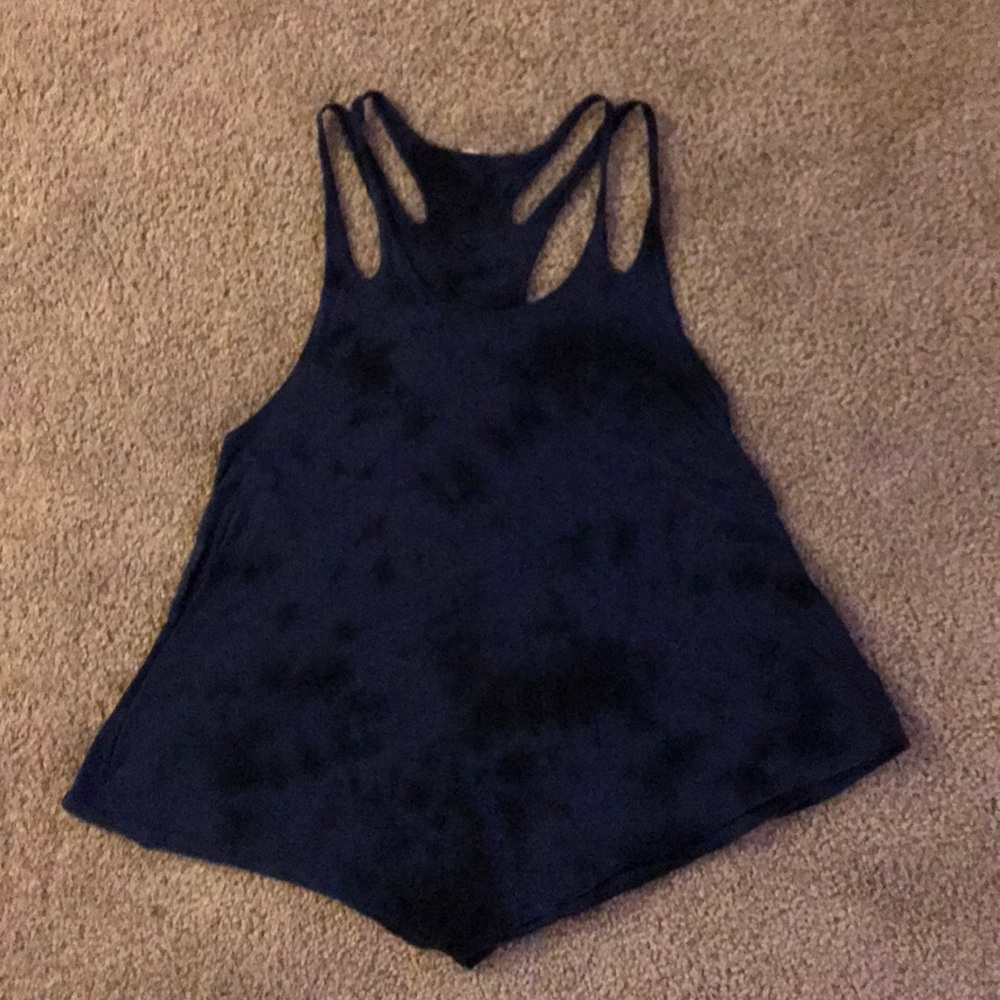 Loose Flowing Racerback Doubt Strap Tie Died Tank